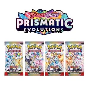 5 x Pokemon Prismatic Evolution Booster Packs